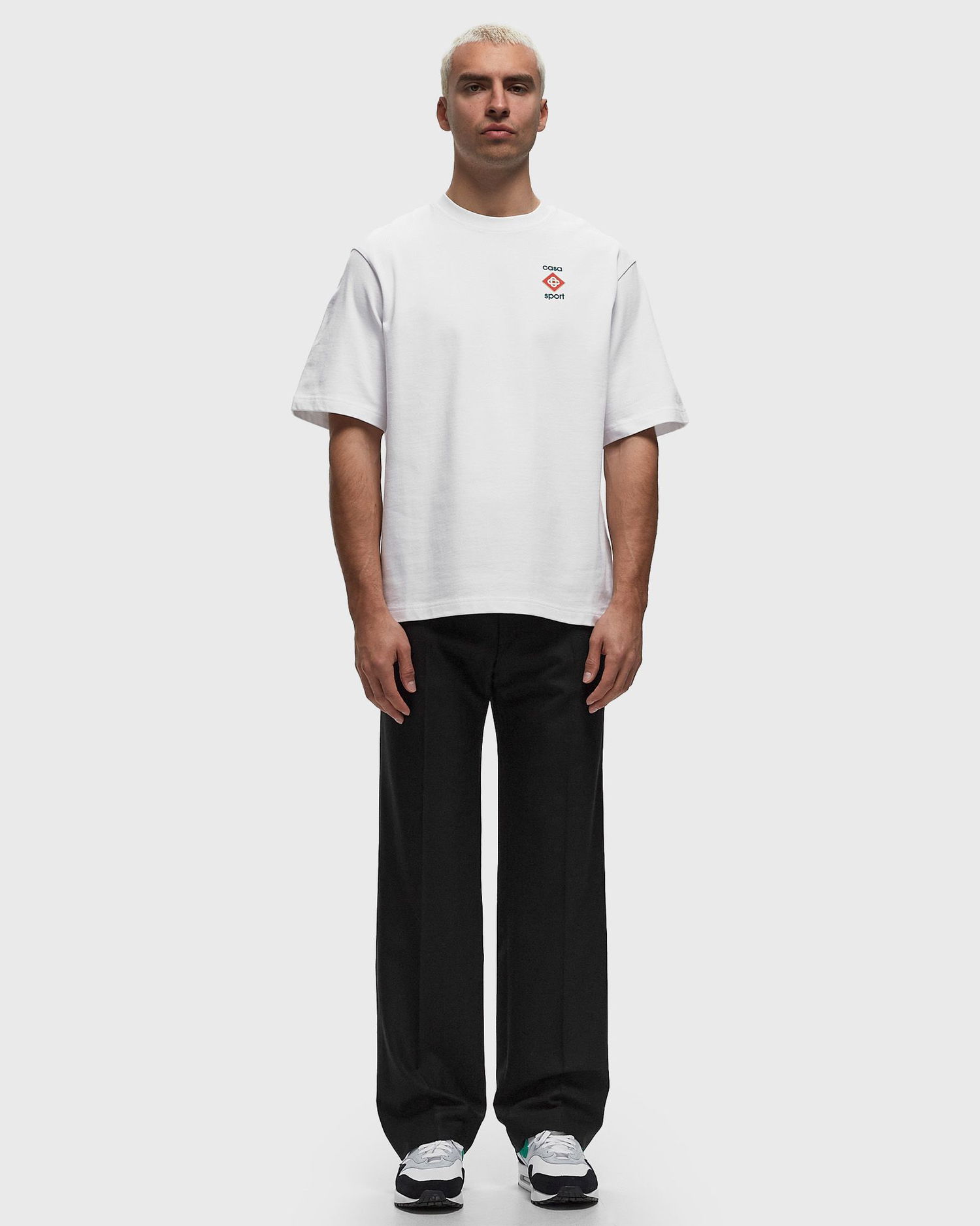 Tričko Casablanca CASA SPORT ICON 3D PRINTED OVERSIZED TEE Biela | MPF24-JTS-027-02, 1