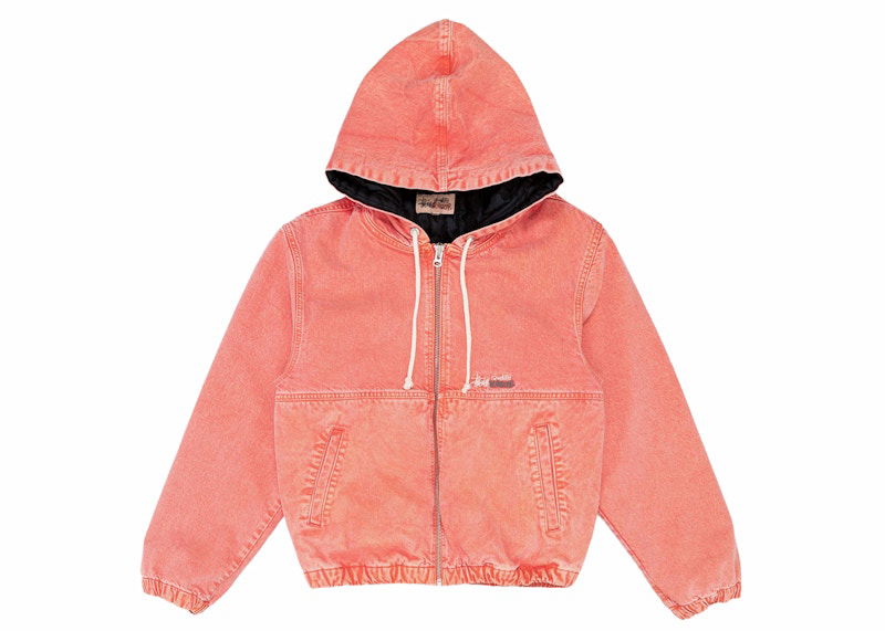 Vetrovka Stüssy Stussy Work Jacket Ružová | 115689_FADE