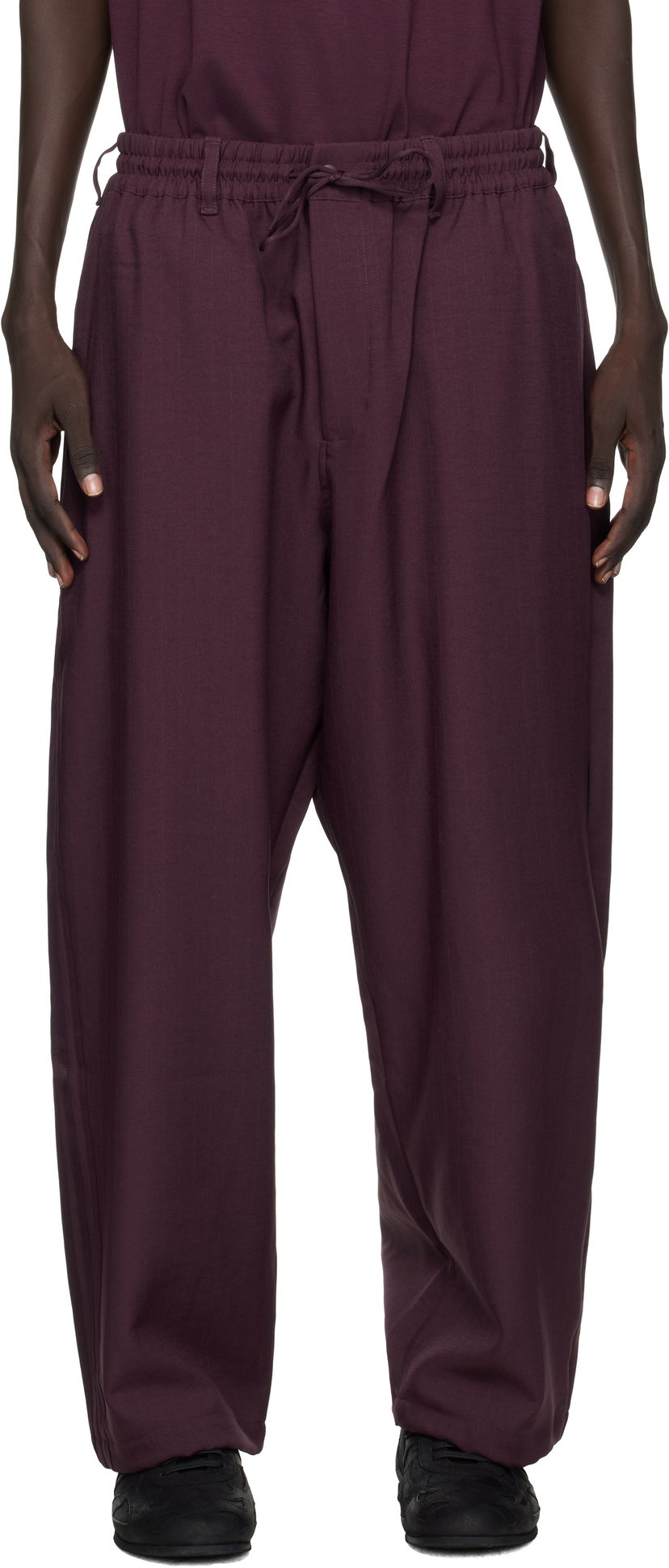 Tepláky Y-3 Y-3 Sport Uniform Track Pants Vínová | KA9531