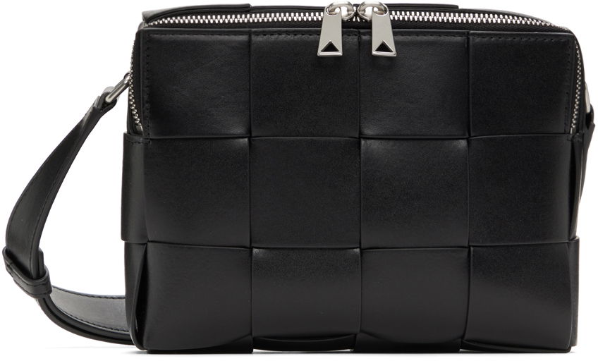 Taška cez rameno Bottega Veneta Cassette Camera Bag Čierna | 730027 VB1K0, 0
