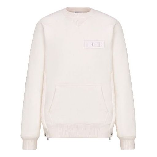 Sveter Dior DIOR x Sacai Crossover FW21 Logo Sweatshirt Biela | 213J643A0687-C080