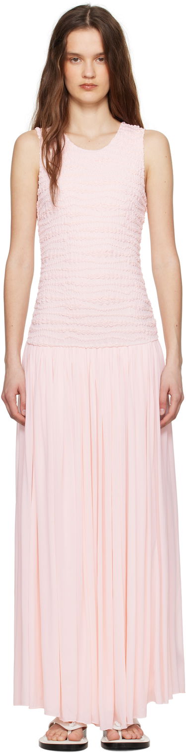 Šaty Jil Sander Jil Sander Shirred Maxi Dress Ružová | J02CT0475_J20266, 0