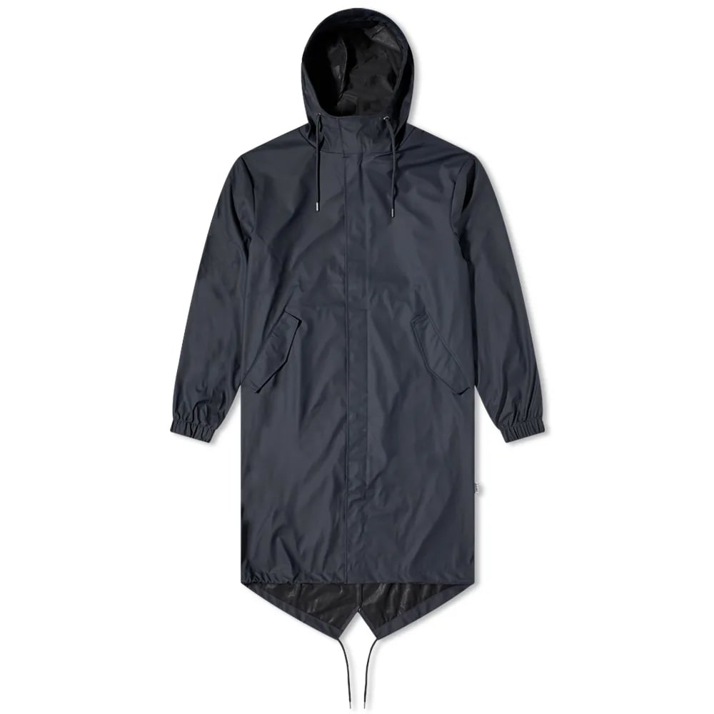 Parka Rains Fishtail Jacket Navy | 18010-47, 0