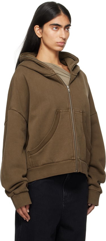 Mikina Entire Studios Entire Studios Eternal Zip Hoodie Hnedá | ES2202BT, 1