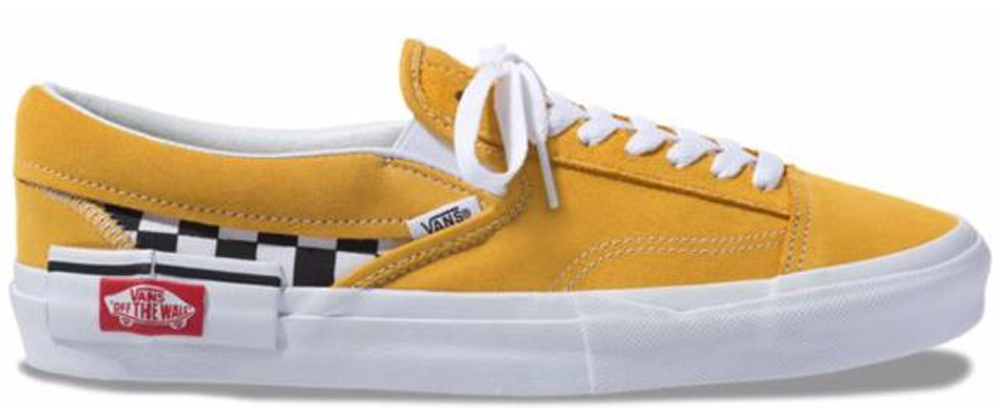 Tenisky a topánky Vans Slip-On Cap Checkerboard Yolk Yellow Žltá | VN0A3WM5VLY, 0