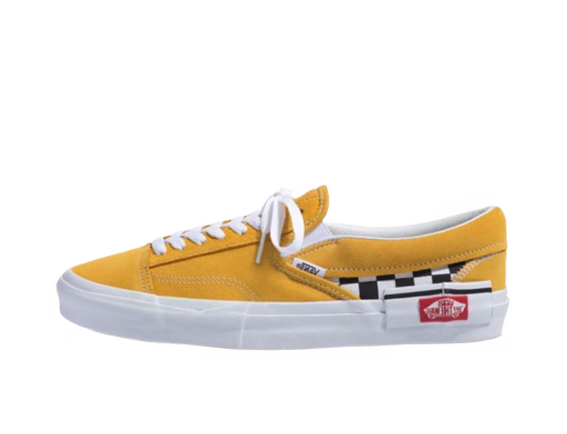 Tenisky a topánky Vans Slip-On Cap Checkerboard Yolk Yellow Žltá | VN0A3WM5VLY