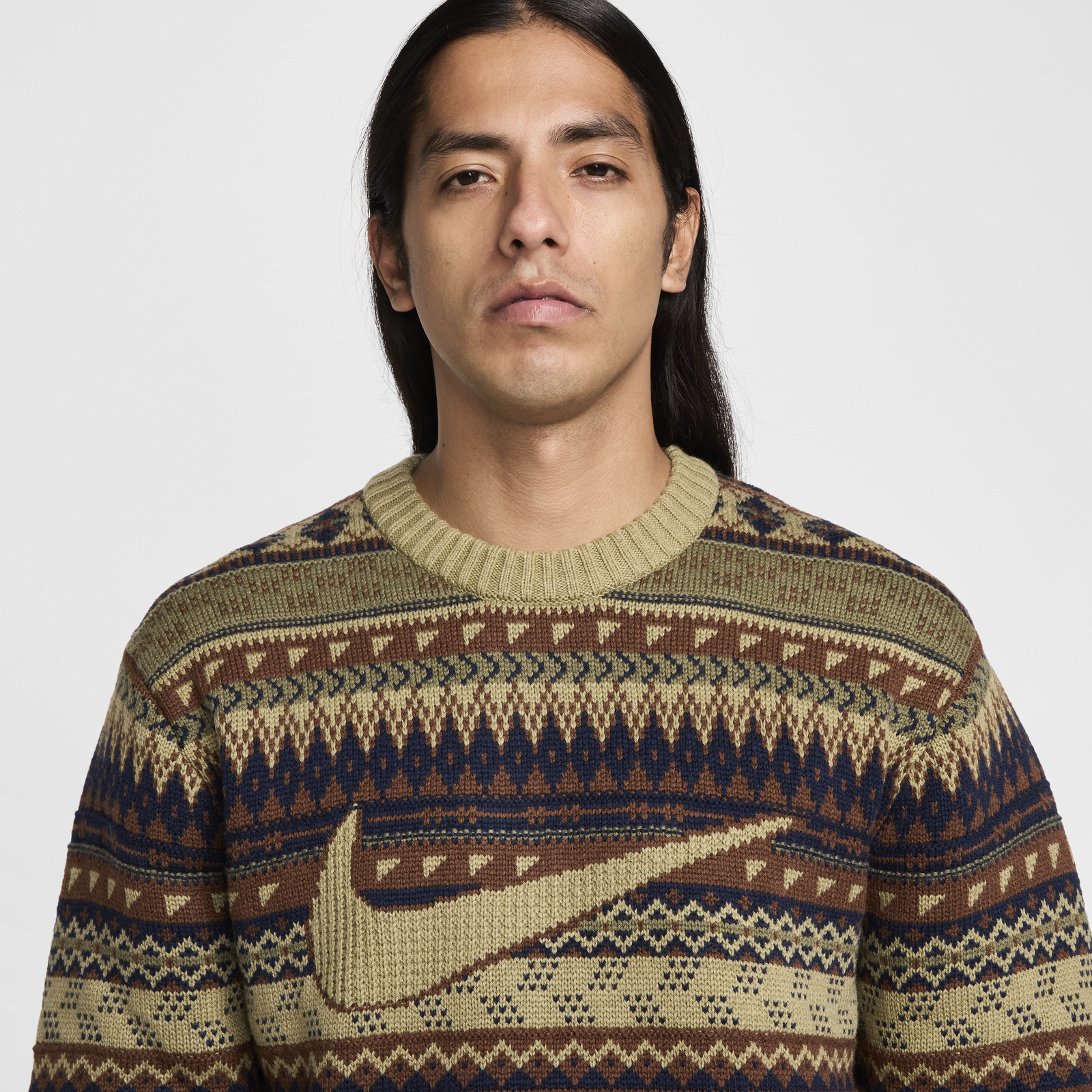 Fair Isle Swoosh Sweater