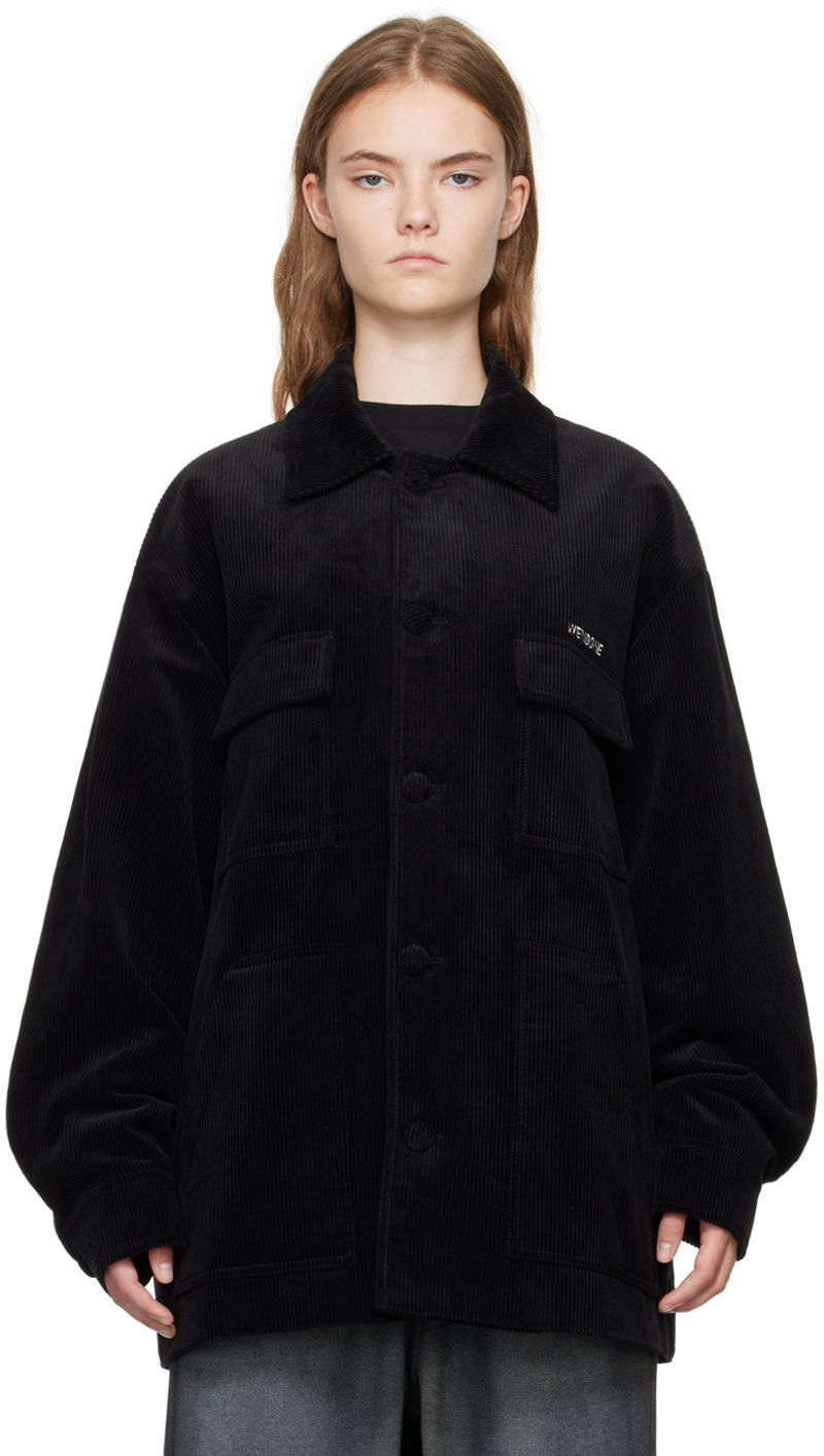 Bunda We11done We11done Four-Pocket Corduroy Jacket Čierna | WD-JP2-24-054-U-BK, 0