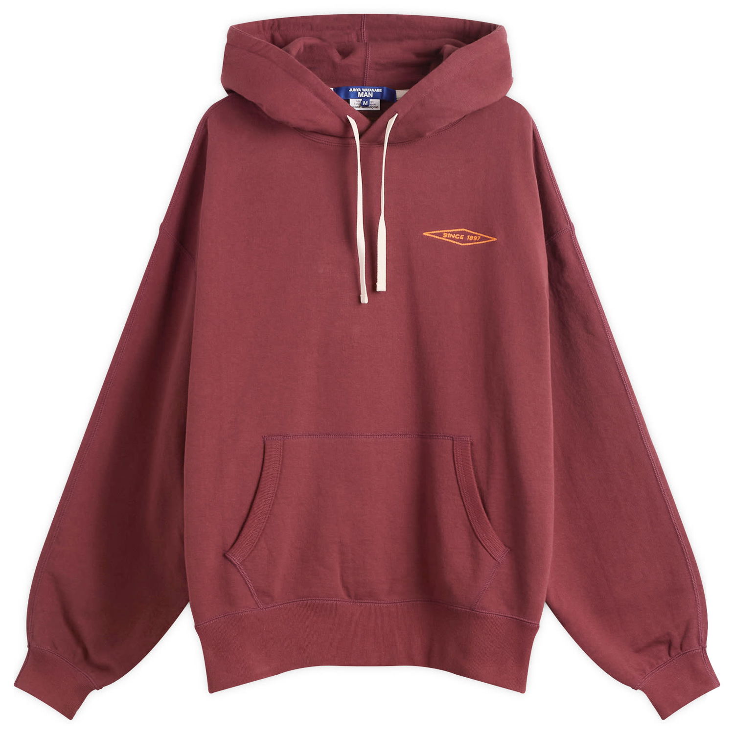 Mikina Junya Watanabe Junya Watanabe MAN x Filson Hoody, Size Large Vínová | WP-T001-051-2, 0