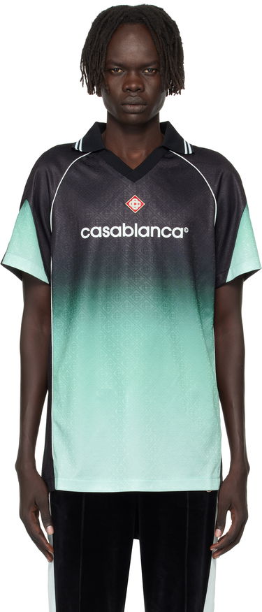 Dres Casablanca Casablanca Monogram Football Jersey Zelené | U-MPF25-JTP-375-01, 0