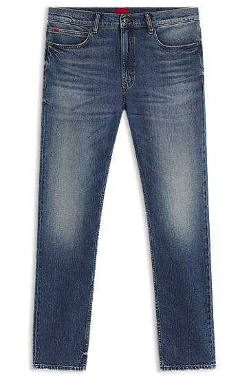 Džínsy BOSS Slim-Fit Comfort-Stretch Denim Jeans Modrá | 50542690, 0