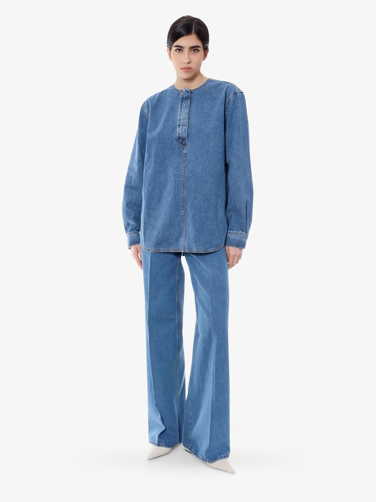 Košeľa TOTEME Denim Shirt Modrá | 242WRT1746FB0045167, 1