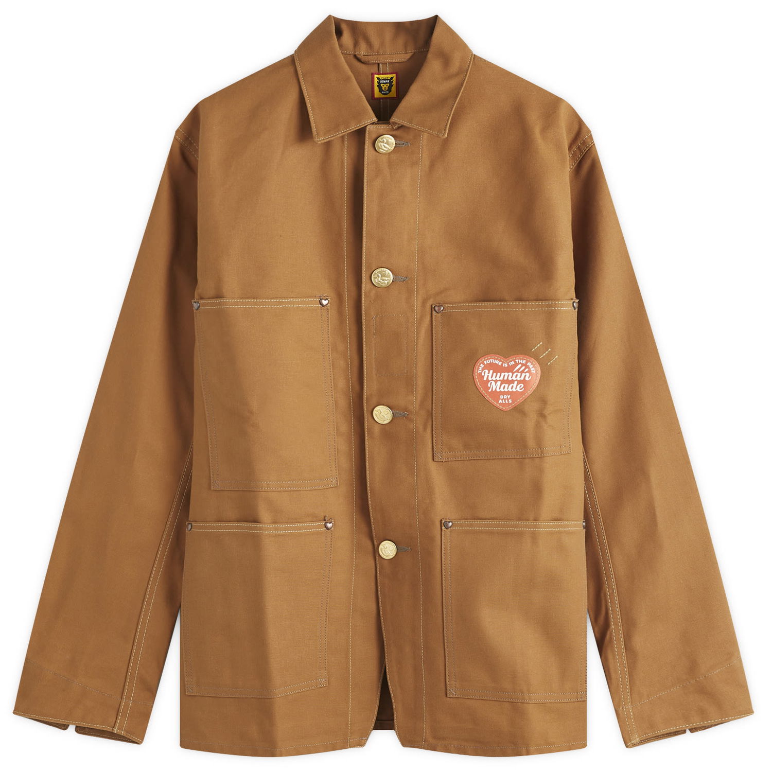 Košeľa Human Made Coverall Jacket by Human Made Hnedá | HM28JK011-BR, 0