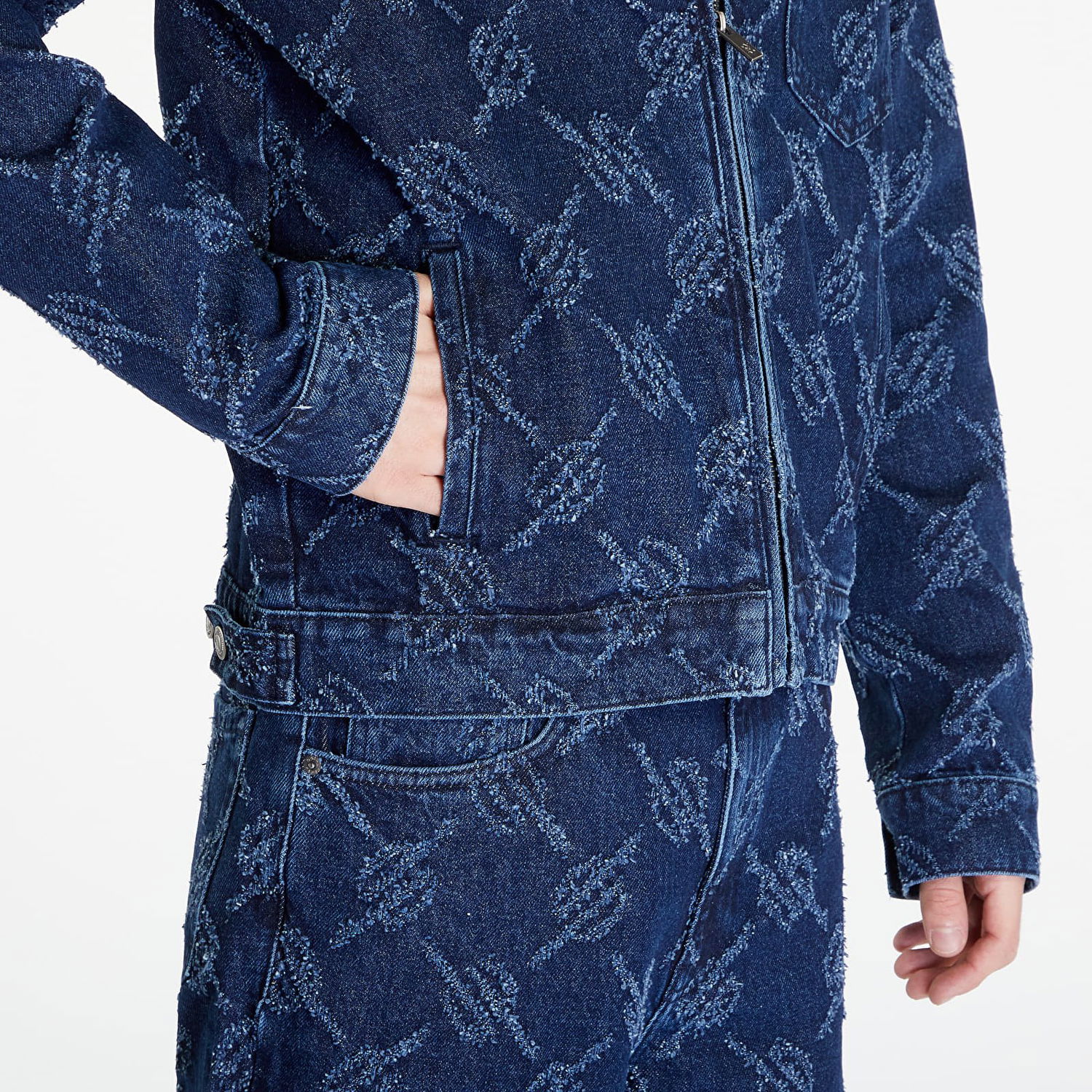 Bunda DAILY PAPER Jacob Denim Jacket Navy | 2411041, 1