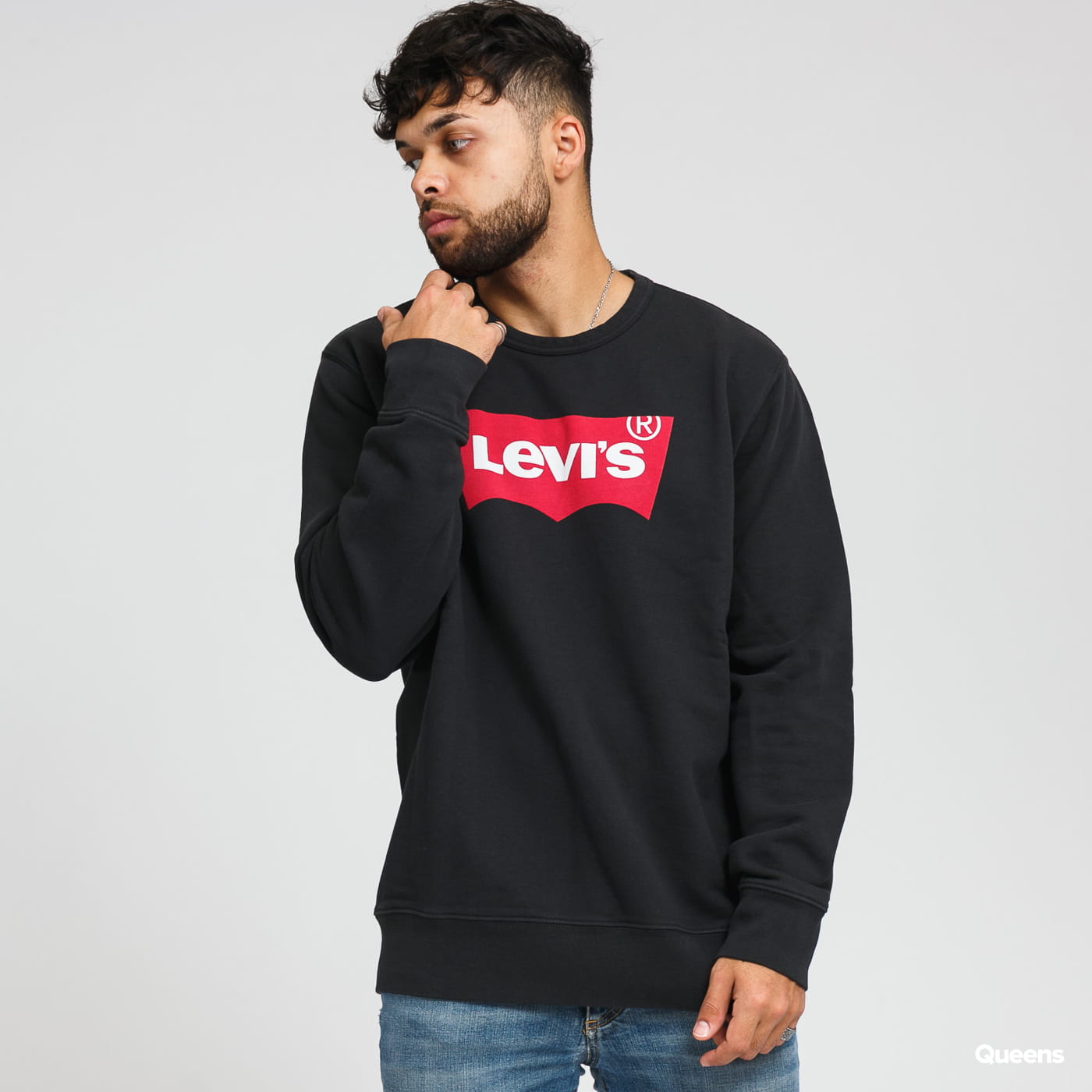 Mikina Levi's Graphic Crew Čierna | 17895-0111, 0