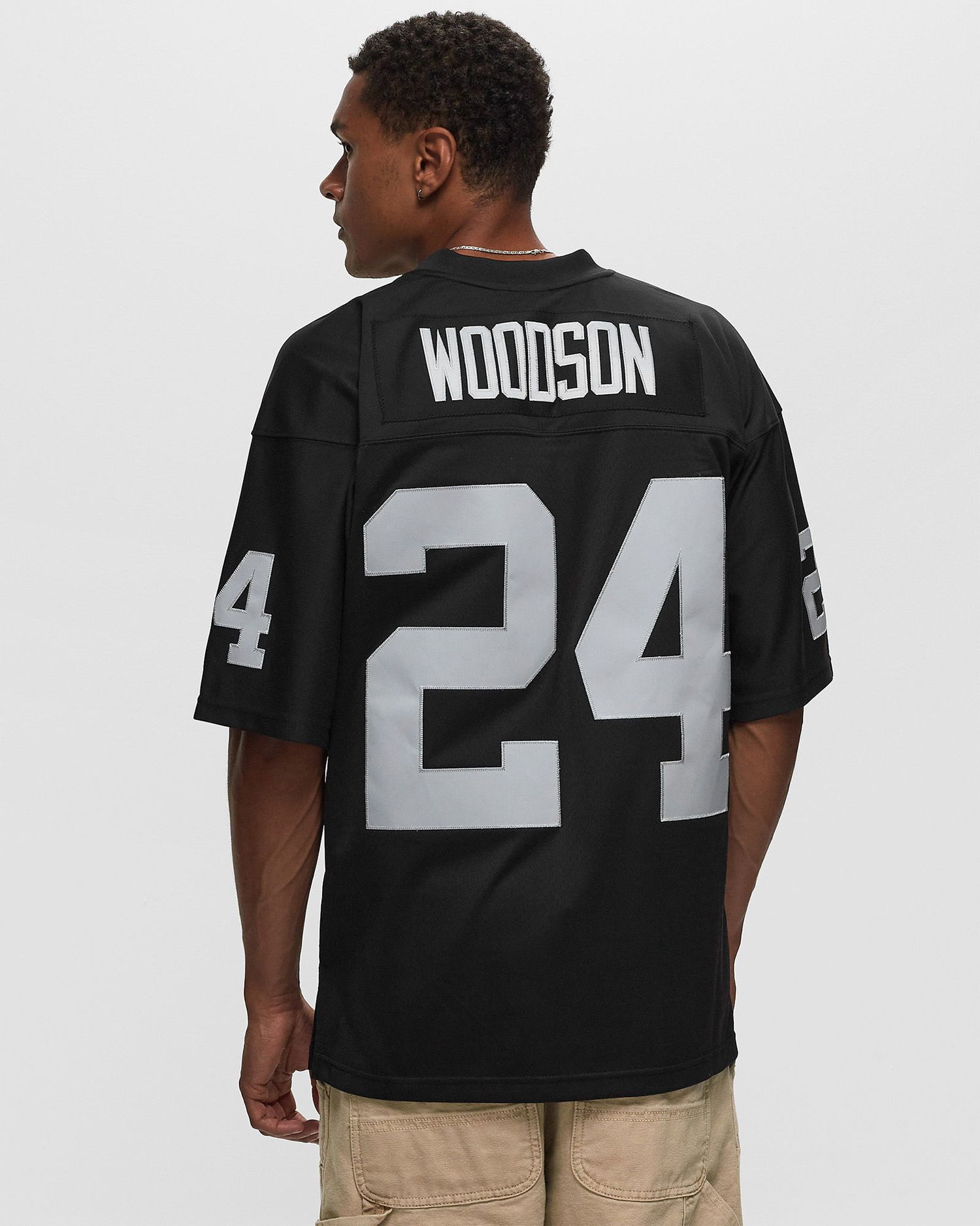 Dres Mitchell & Ness NFL LEGACY JERSEY LAS VEGAS RAIDERS 1998 CHARLES WOODSON #24 Čierna | LGJYCP18150-ORABLCK98CWO, 1