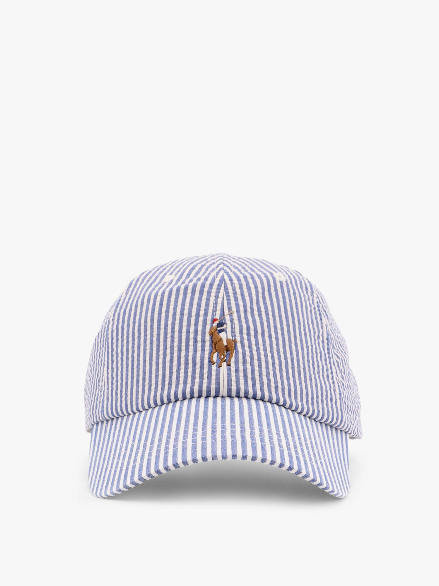 Šiltovka Polo by Ralph Lauren Striped Seersucker Baseball Cap by Polo Ralph Lauren Modrá | 710957166001, 0