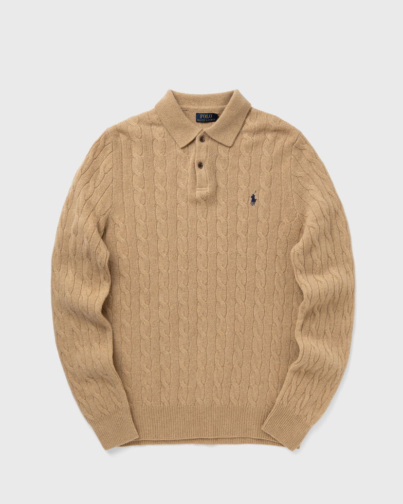 Sveter Polo by Ralph Lauren Cable-Knit Polo Sweater Béžová | 710974165004