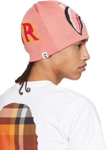 Kulicha BAPE Shark Knit Hat Ružová | 001HTK701007M PNK, 3