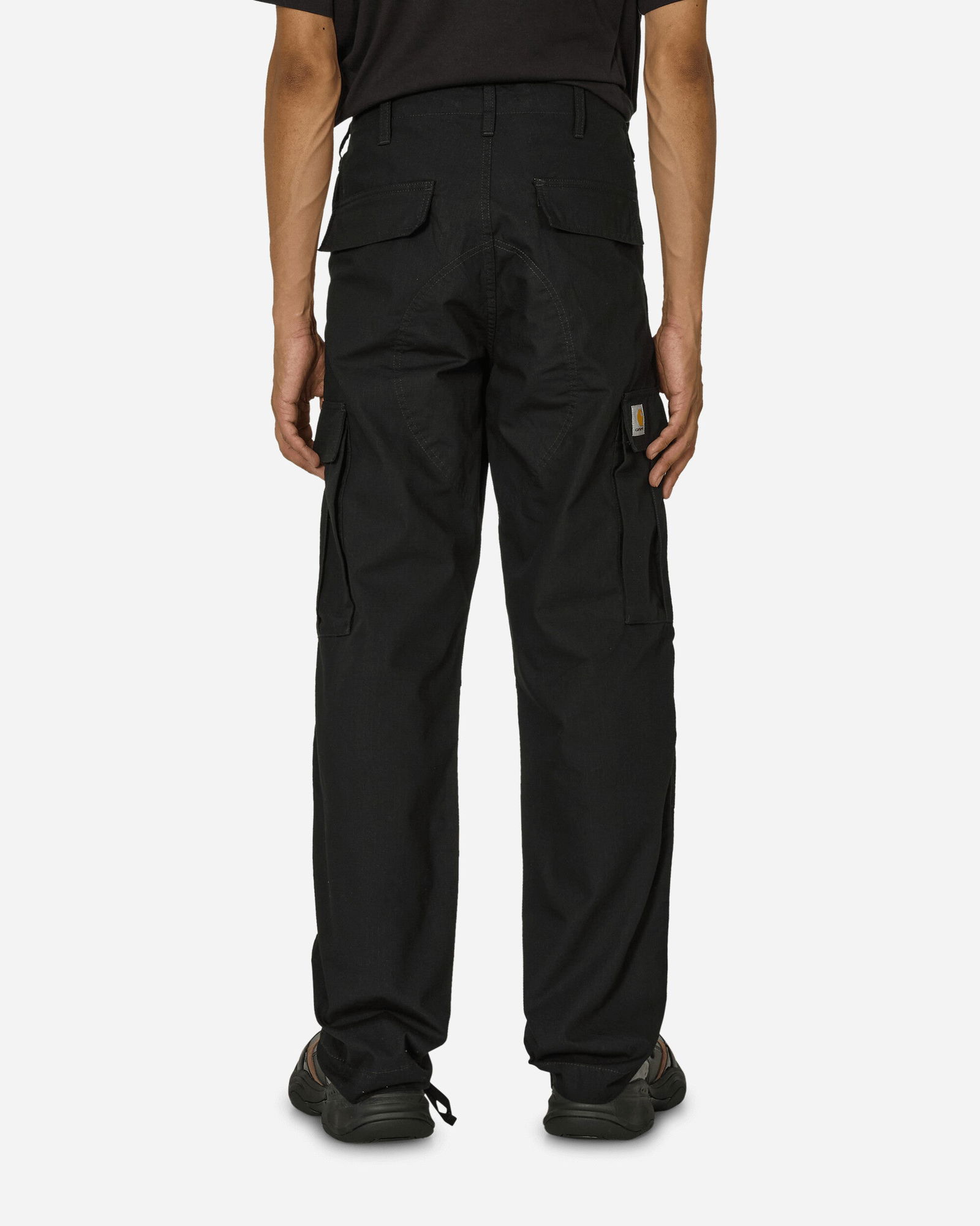 Regular Cargo Pants Black