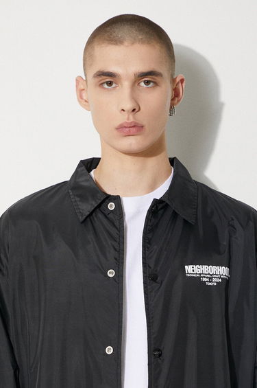Vetrovka Neighborhood NEIGHBORHOOD Windbreaker Oversize Jacket Čierna | 241TSNH.JKM01, 4