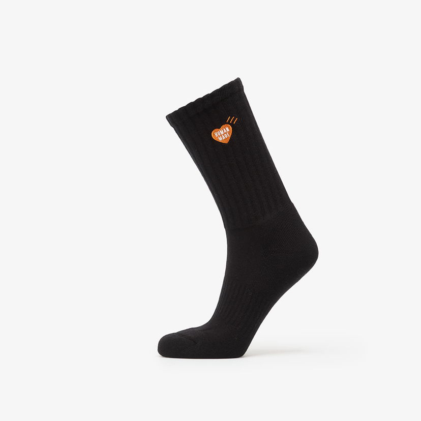 Ponožky Human Made HUMAN MADE Pile Socks 1-pack Čierna | HM30GD064BK