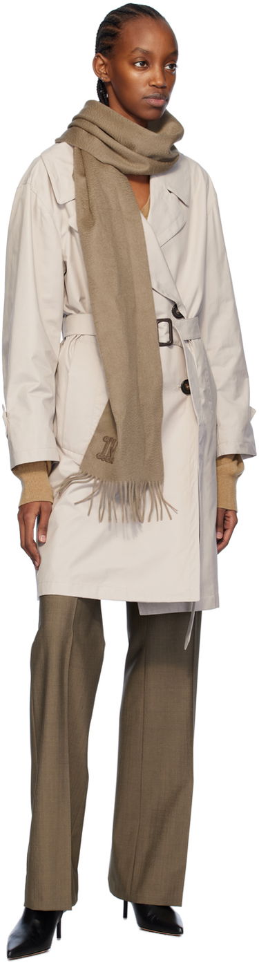 Trenčkot Max Mara Max Mara Vtrench Double-Breasted Trench Coat Béžová | 2419021024600, 3