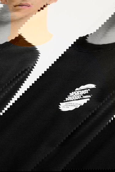 Mikina Neighborhood NEIGHBORHOOD Classic Long Sleeve Sweatshirt with Graphic Čierna | 251FPNH.CSM01, 3