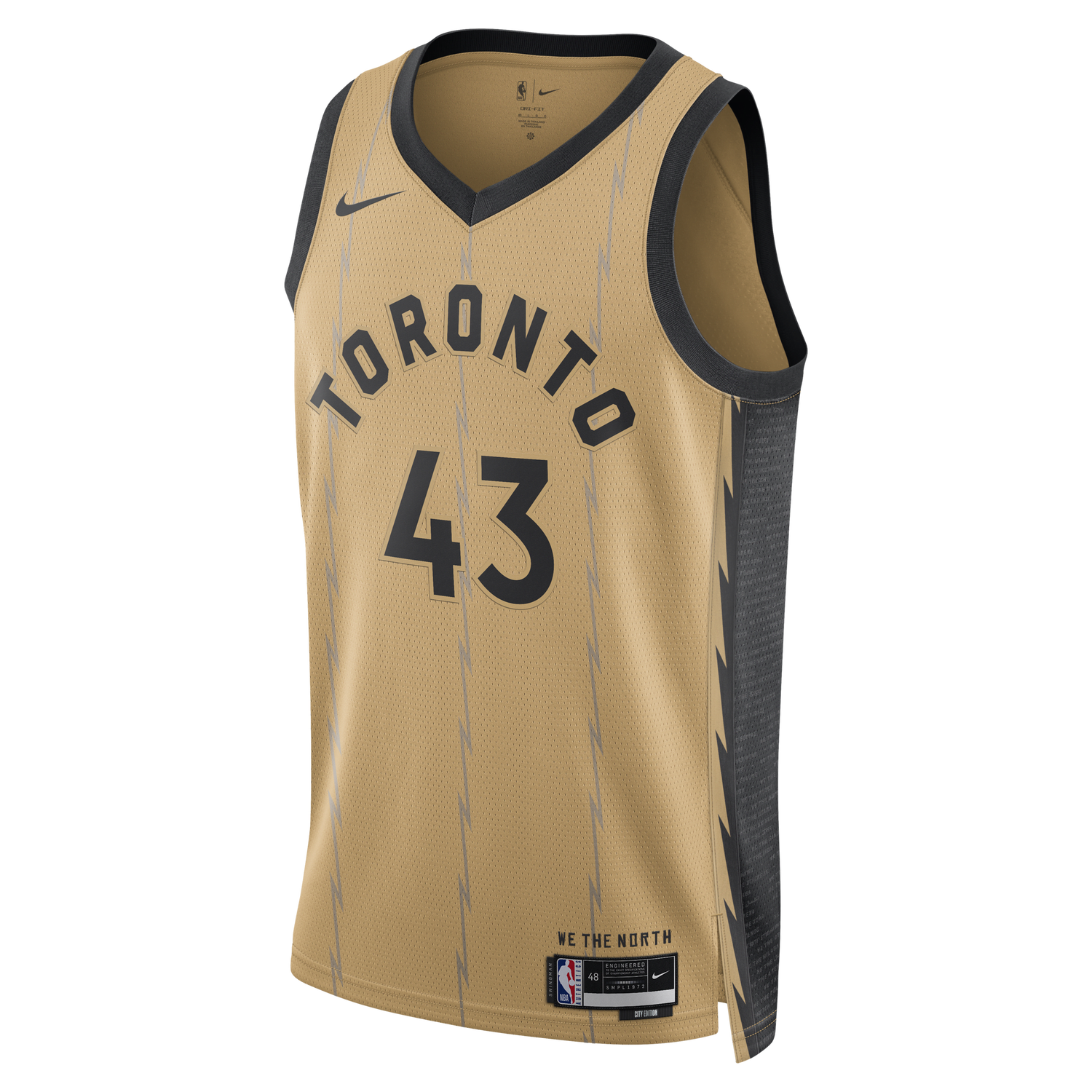Dres Nike Dri-FIT NBA Swingman Jersey Pascal Siakam Toronto Raptors City Edition 2023/24 Béžová | DX8520-746, 0