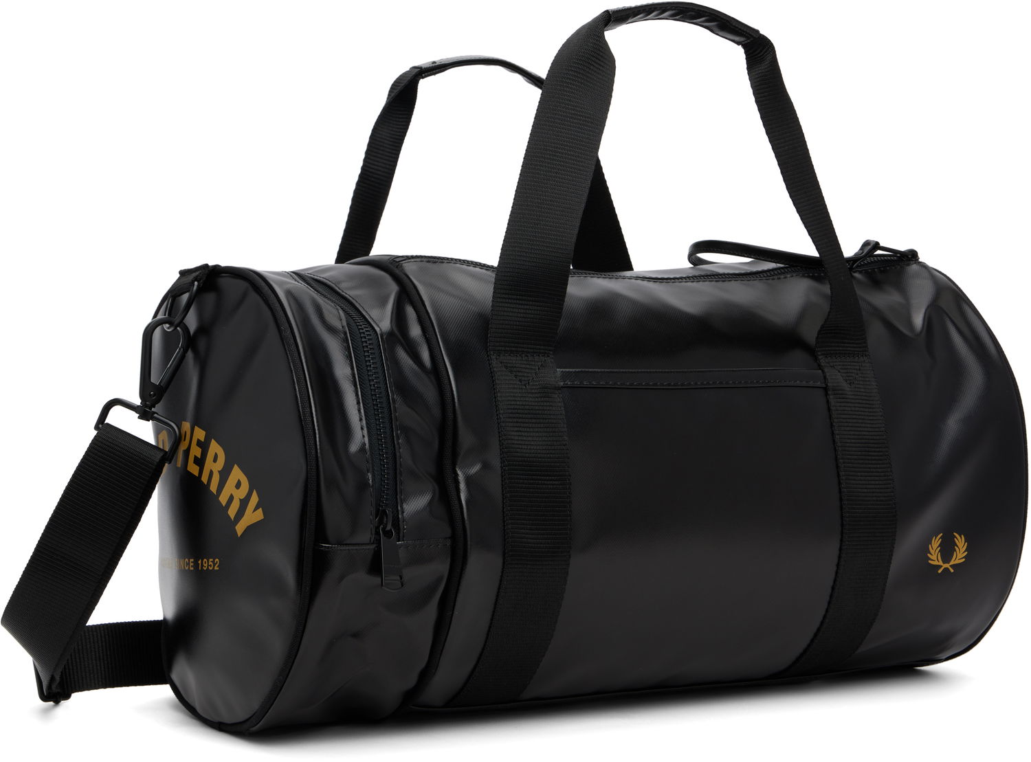 Cestovná taška Fred Perry Fred Perry Tonal Barrel Duffle Bag Čierna | L7260, 1
