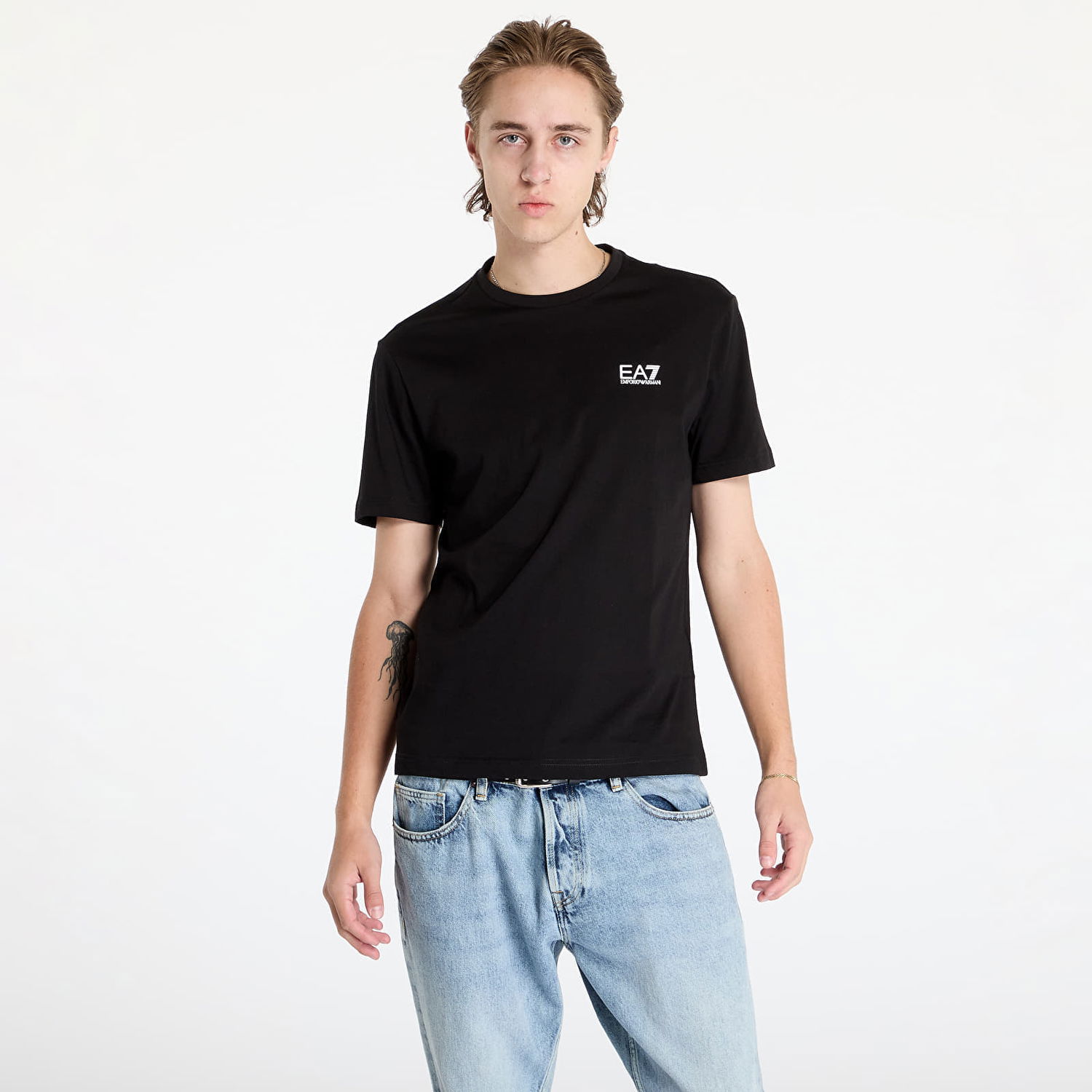 Tričko Emporio Armani T-shirt EA7 T-Shirt Black S Čierna | 8NPT25PJVPZ1200, 0