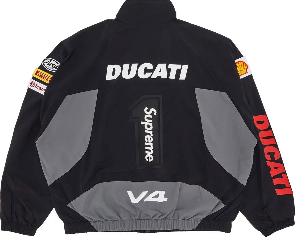 Bunda Supreme Ducati x Track Jacket Black Čierna | SS24J69 BLACK, 1