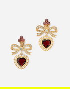 Dolce & Gabbana Love Heart Drop Earrings