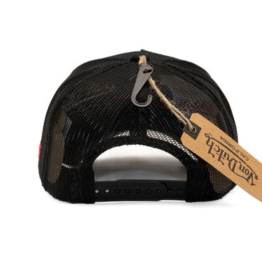Šiltovka Von Dutch Von Dutch Trucker Eye Out Cap Čierna | VD/0/CAS1/RAG/BLK, 3