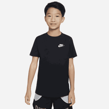 Tričko Nike Sportswear Older Kids' T-Shirt Čierna | AR5254-010, 4