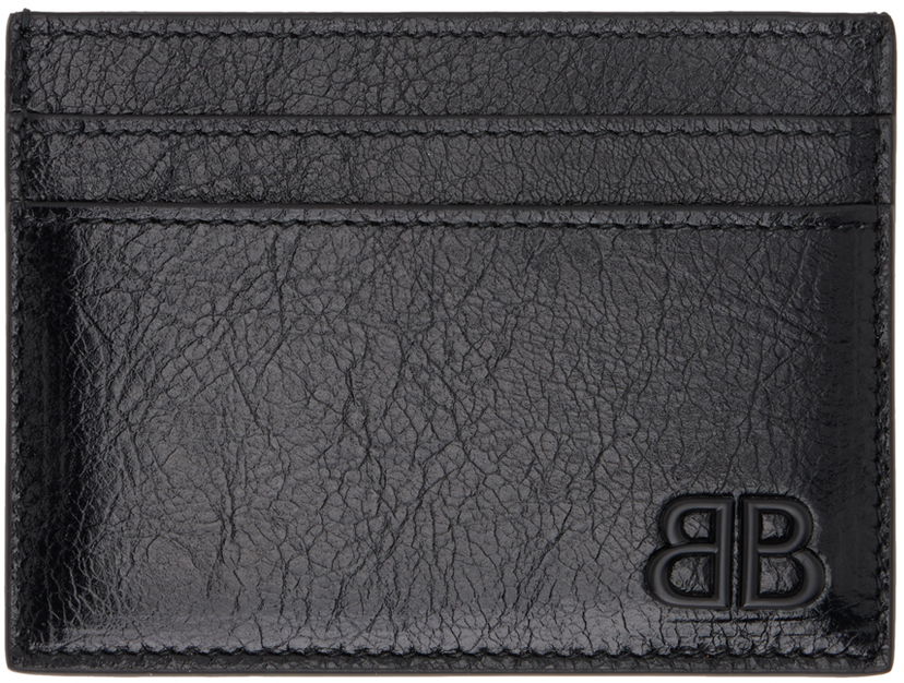 Peňaženka Balenciaga Logo Card Holder Čierna | 766547-2AAS8-1000