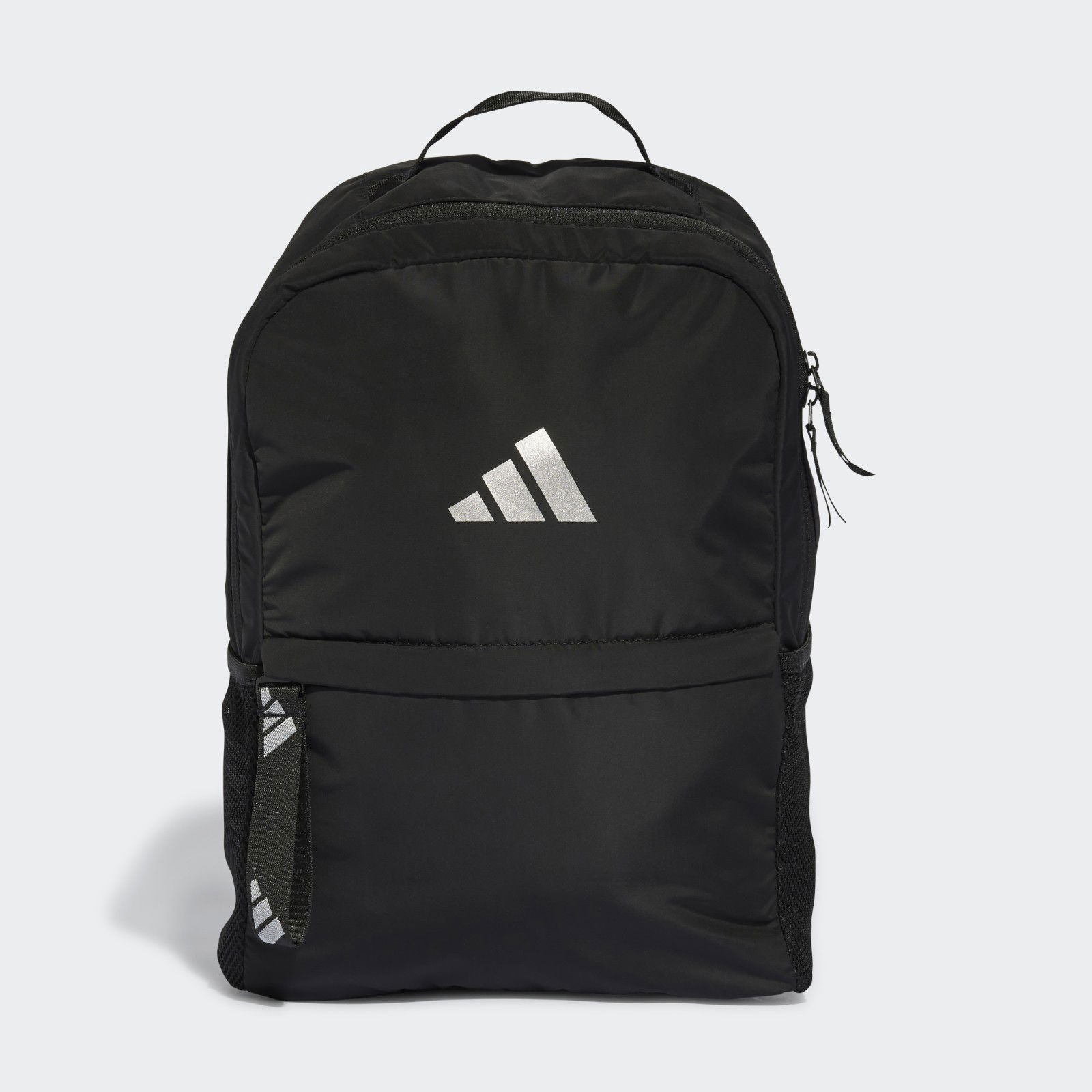 Black Backpack With Zippered Pocket