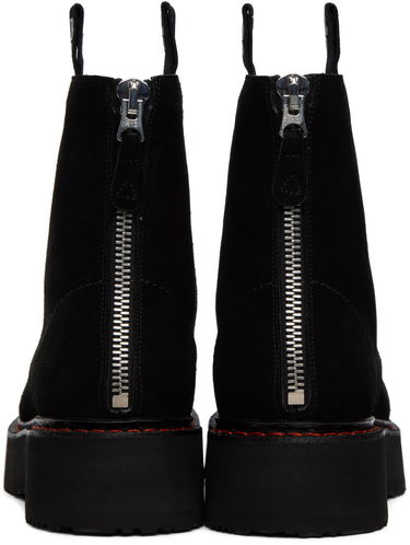 Oblečenie R13 R13 Single Stack Suede Boots Čierna | R13WS025-S096C, 1