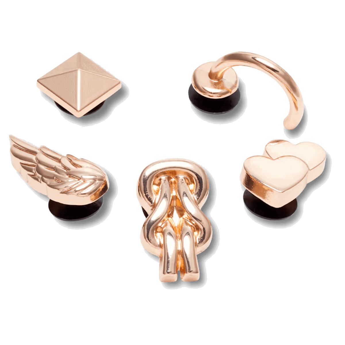 Šperky Crocs Elevated Charms 5 Pack Metalická | 10009509, 0