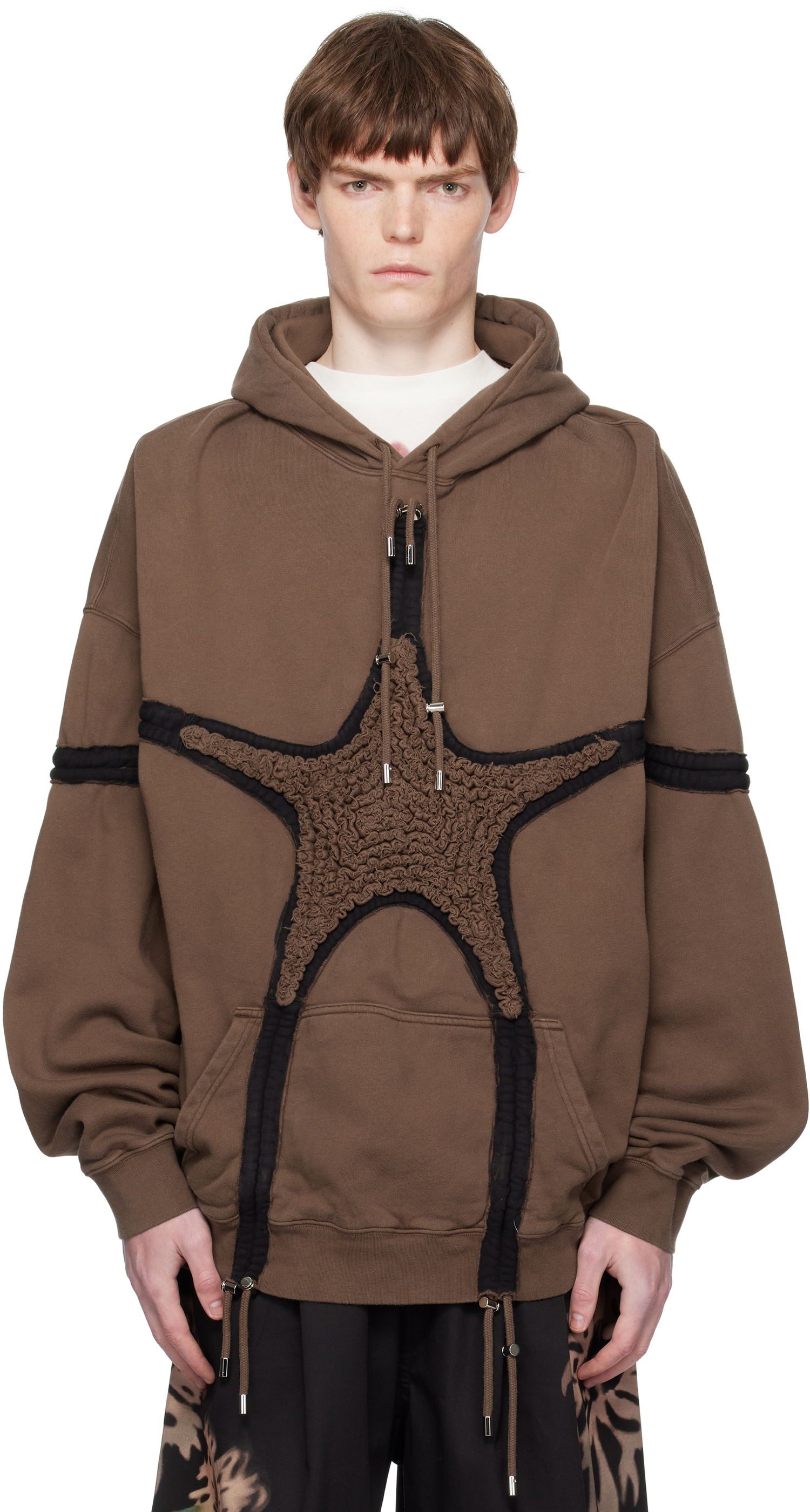 Mikina Collina Strada Collina Strada Soft Star Hoodie Hnedá | XX8002, 0