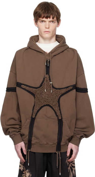 Mikina Collina Strada Collina Strada Soft Star Hoodie Hnedá | XX8002, 0