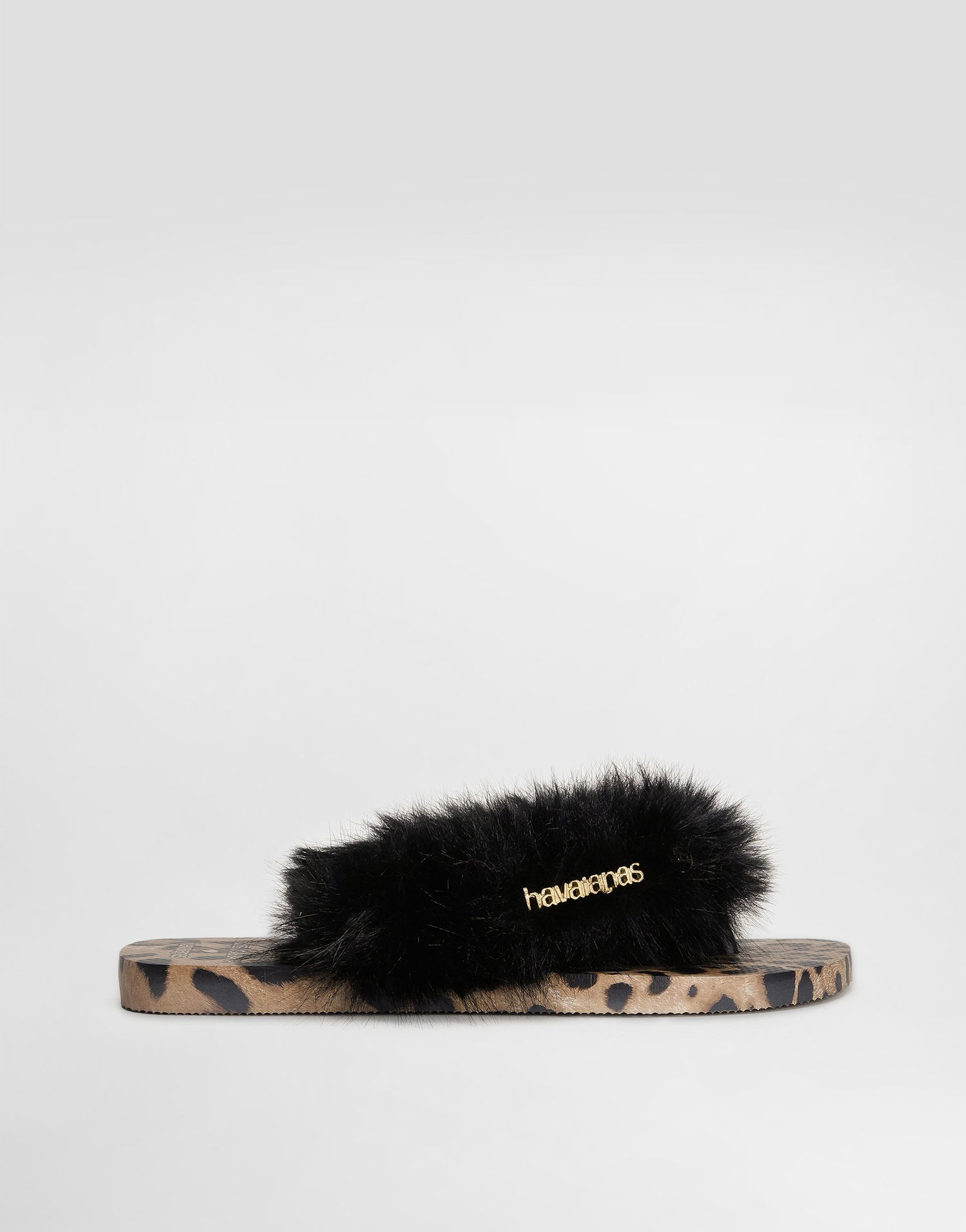 Doplnky Dolce & Gabbana Dolce & Gabbana Havaianas Fur Slides 45/46 Čierna | VH0003VH00088903, 0