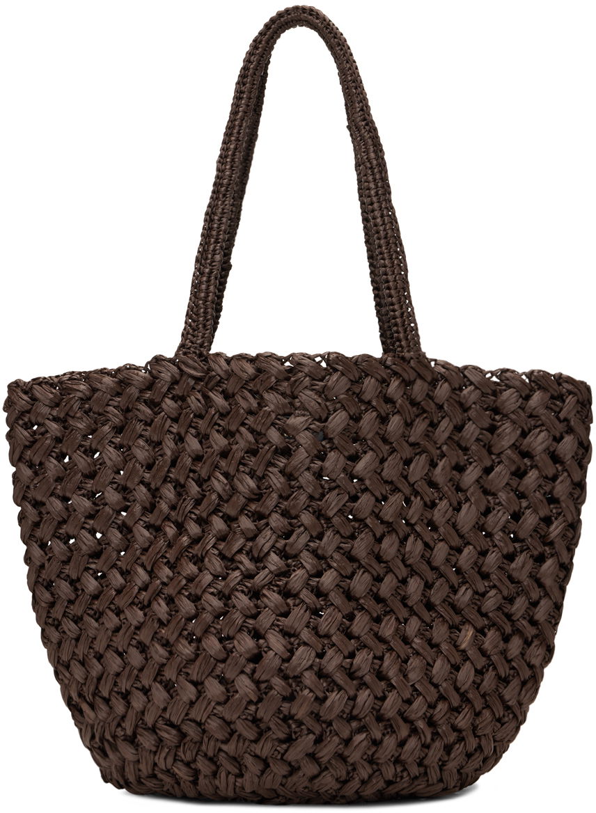 Tote bag The Row The Row Estelle Woven Tote Hnedá | W1655-W756, 0
