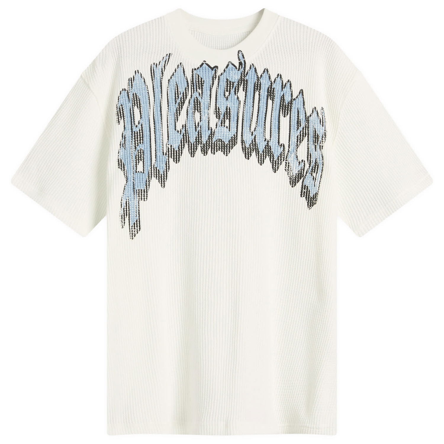 Tričko Pleasures Pleasures Twitch Waffle T-Shirt, Size Small Biela | P25SP024-WHT, 0