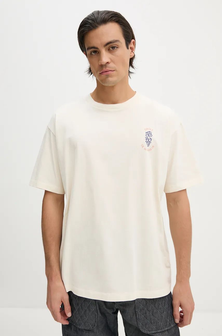 Tričko Drôle de Monsieur T-Shirt With Print Béžová | E.TS212.CO165.CM, 0