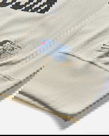 Sveter UNDERCOVER Reverse Weave Crewneck Kosmik Musik Sweatshirt Béžová | UC1E4809 001, 4