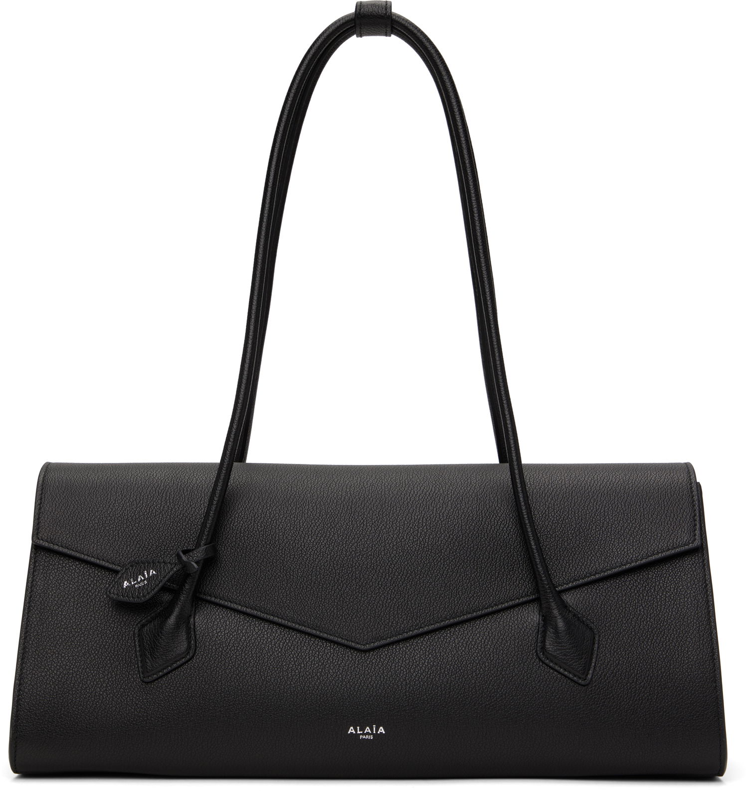 Kabelka Alaïa 'Le Teckel Flap' Leather Shoulder Bag Čierna | AA1S06042CA321, 0