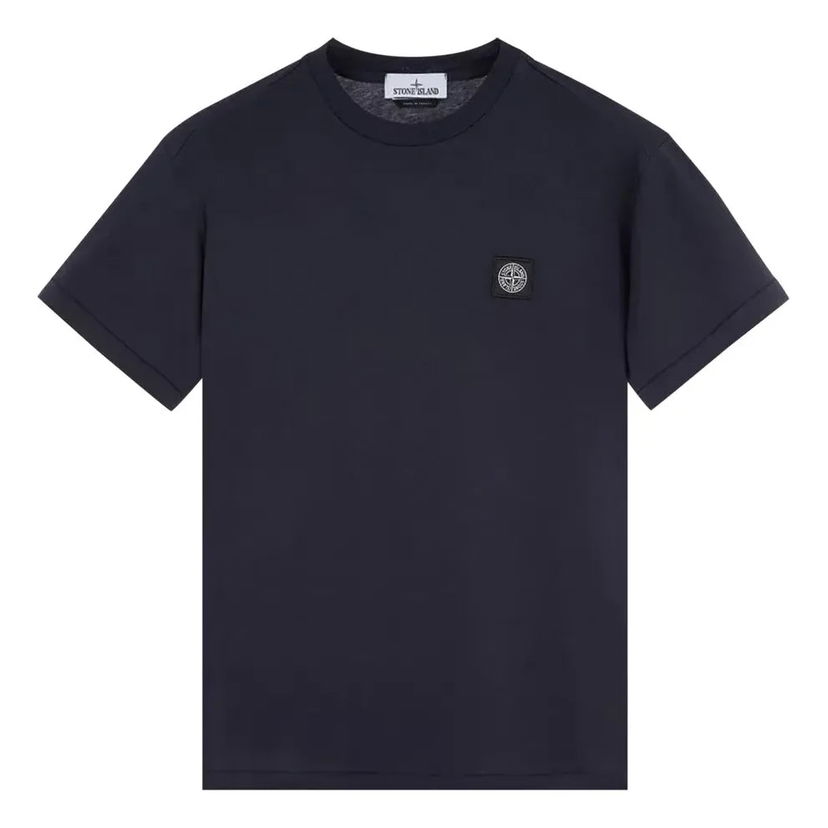 Tričko Stone Island Patch Short-Sleeve T-shirt Modrá | 791524113-A0020