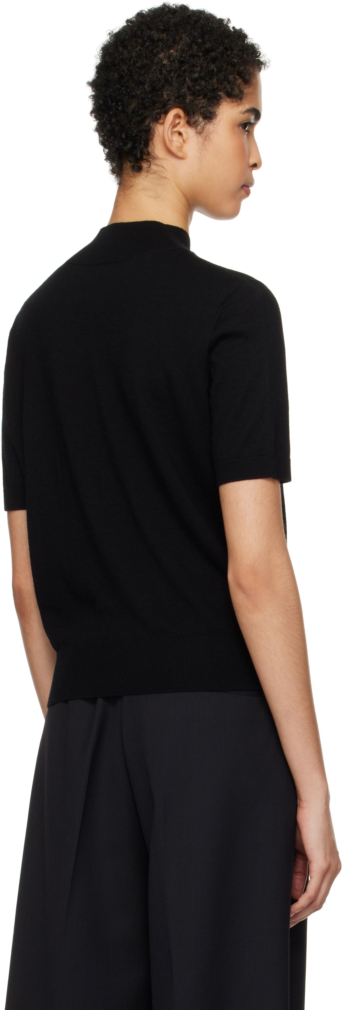 Anine Bing Women's Monique Mock Neck Sweater