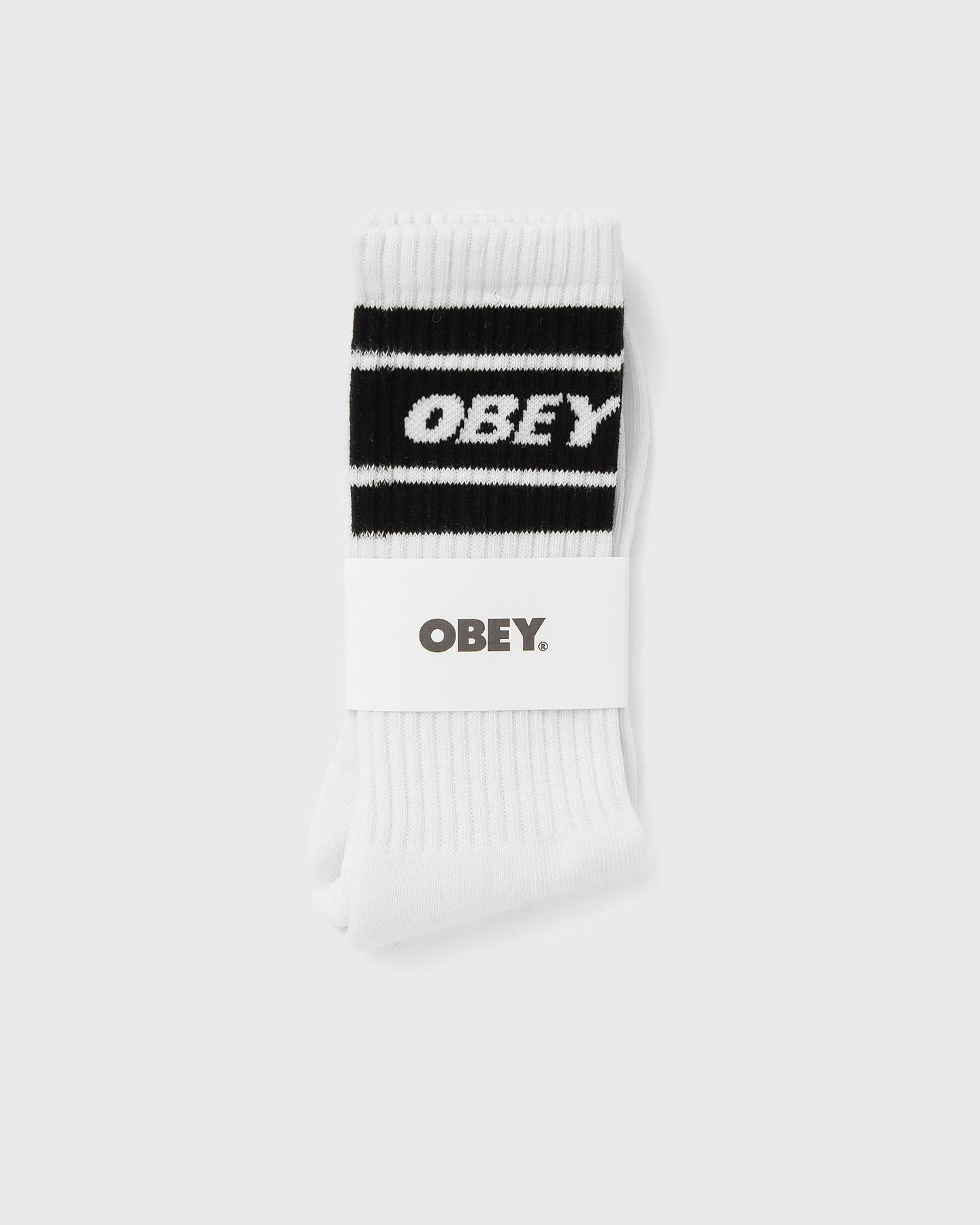 Ponožky OBEY Cooper II Crew Socks Biela | 100260093-WHBK, 1